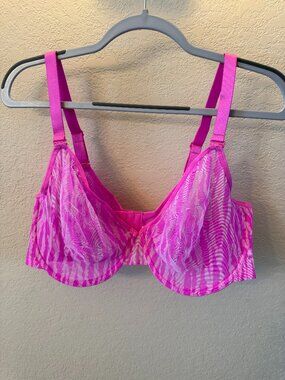 HSIA bra, 44D, pink